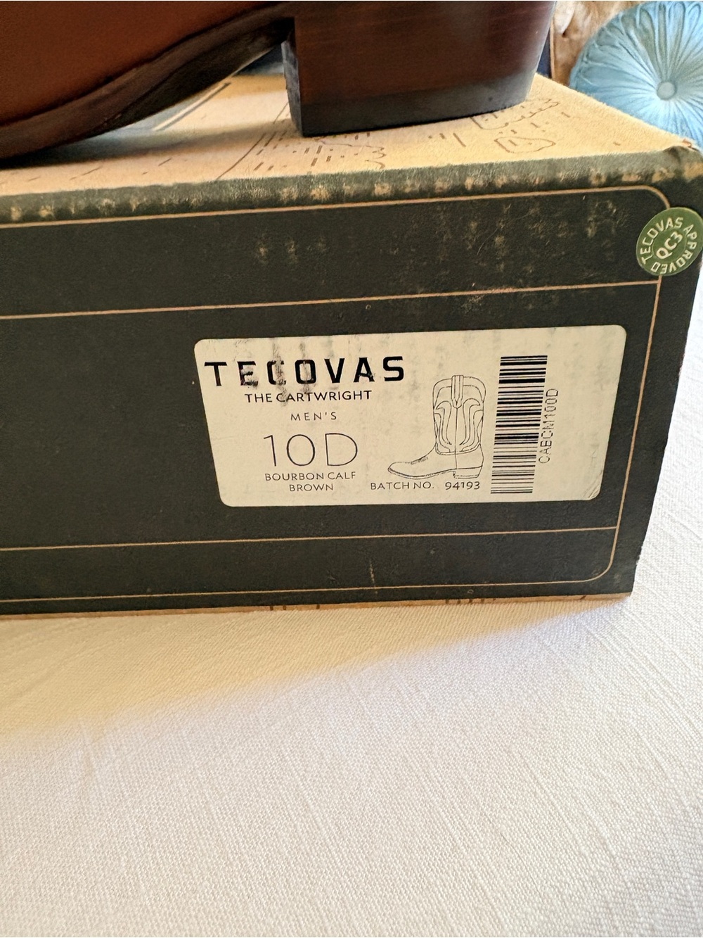 Tecovas The Cartwright Men's Western Leather Cowboy Boots - Brown - Picture 6 of 10